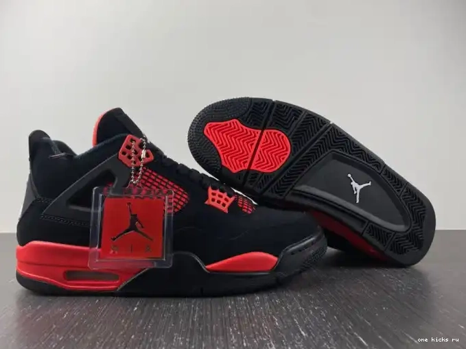 Rep Onekick Air Jordan Red 4 Thunder CT8527-016 0420